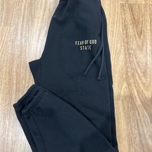 Fear of God Essentials Black Joggers